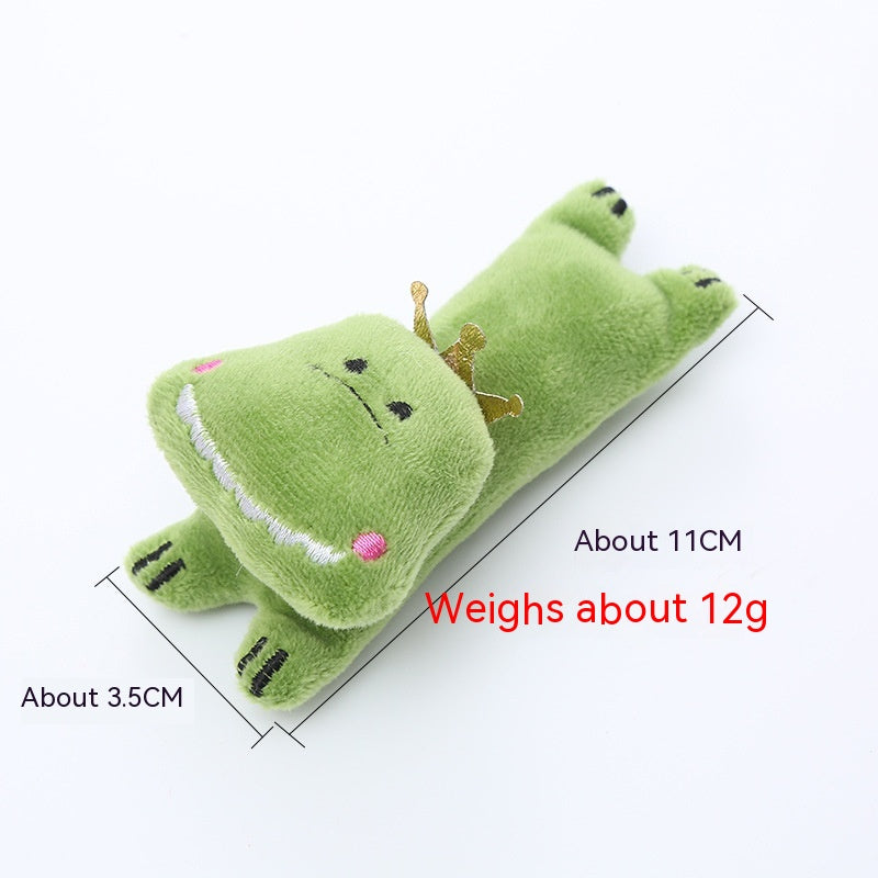 Catnip Plush Cat Toy – Animal Bite Toy for Cats, Blue Cat Green Frog Pink Rabbit Deer Orange Cat Designs