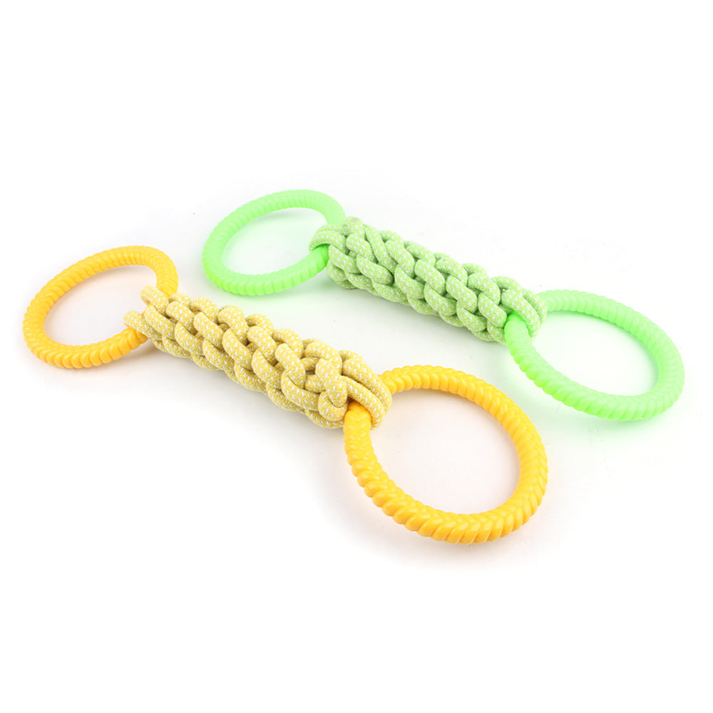 Natural Cotton Rope Dog Tug Toy