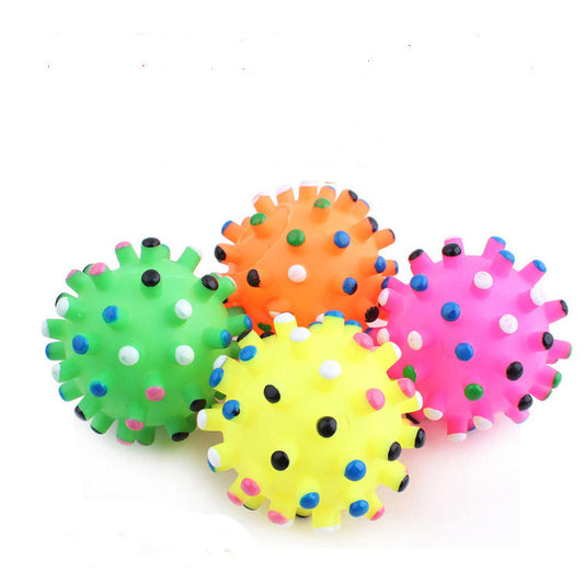 Vinyl Pet Toy – Novelty Shaped Chew Toy for Dogs &amp; Cats, Ball Hamburger Dog Face &amp; Drumstick Designs
