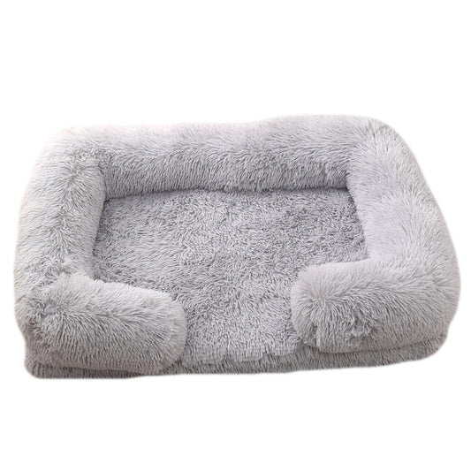 Round Plush Dog Bed – Soft Winter Pet Bed for Dogs &amp; Cats, Sizes S to XXL, 18 Color Options