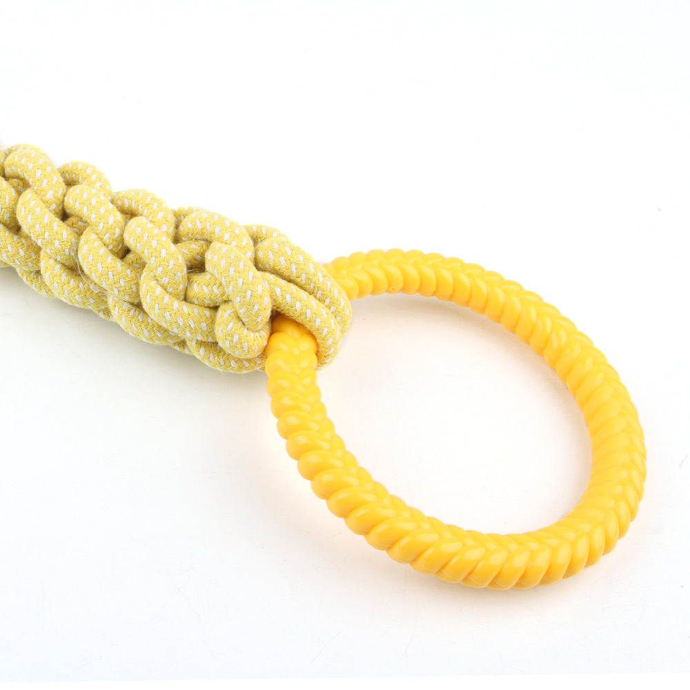 Natural Cotton Rope Dog Tug Toy
