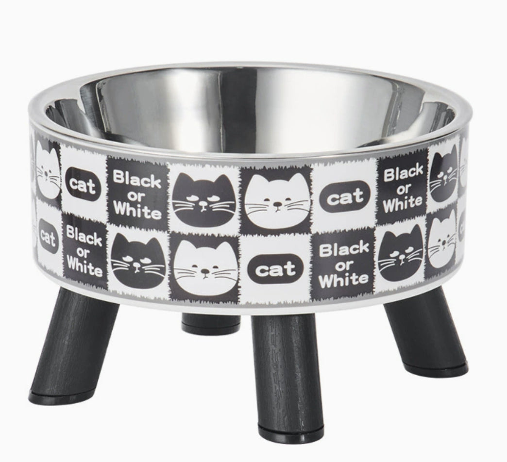 Elevated Cat Bowl – Stainless Steel Raised Water & Food Bowl