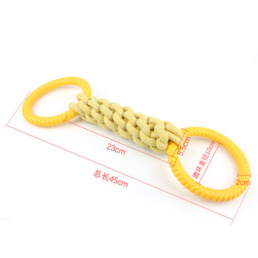 Natural Cotton Rope Dog Tug Toy