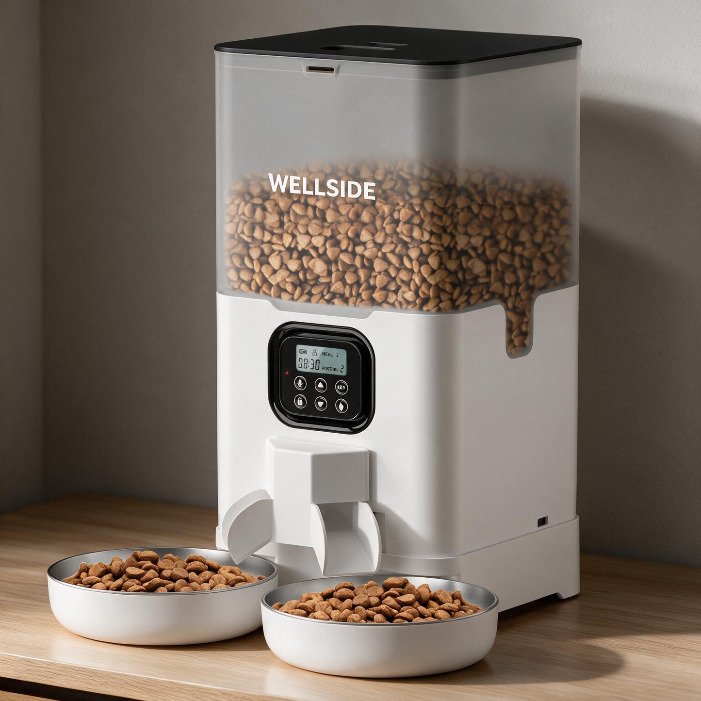 Household Pet Intelligent Automatic Double Meal Feeder