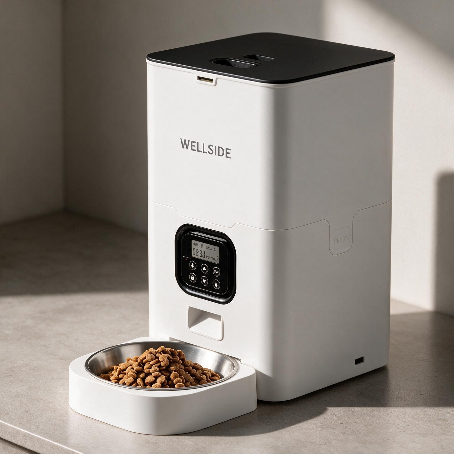Household Pet Intelligent Automatic Double Meal Feeder