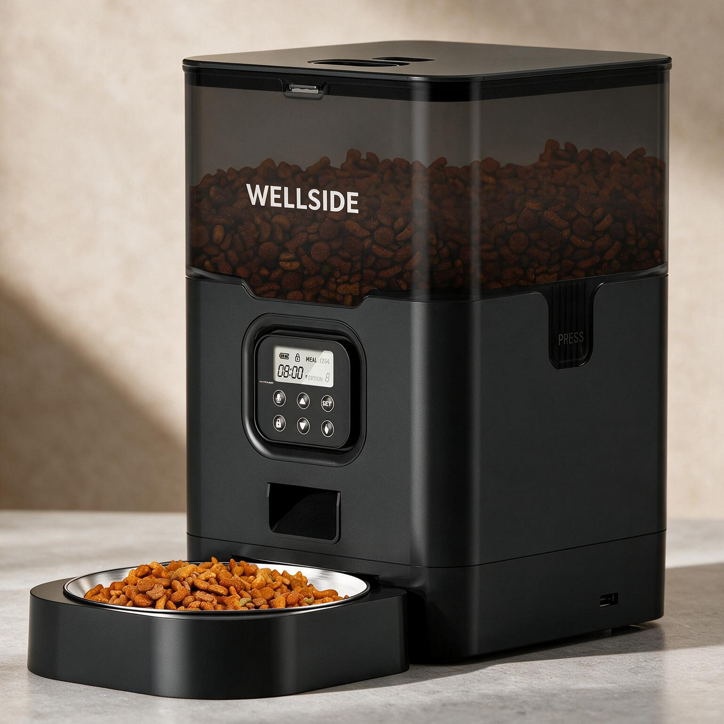 Household Pet Intelligent Automatic Double Meal Feeder
