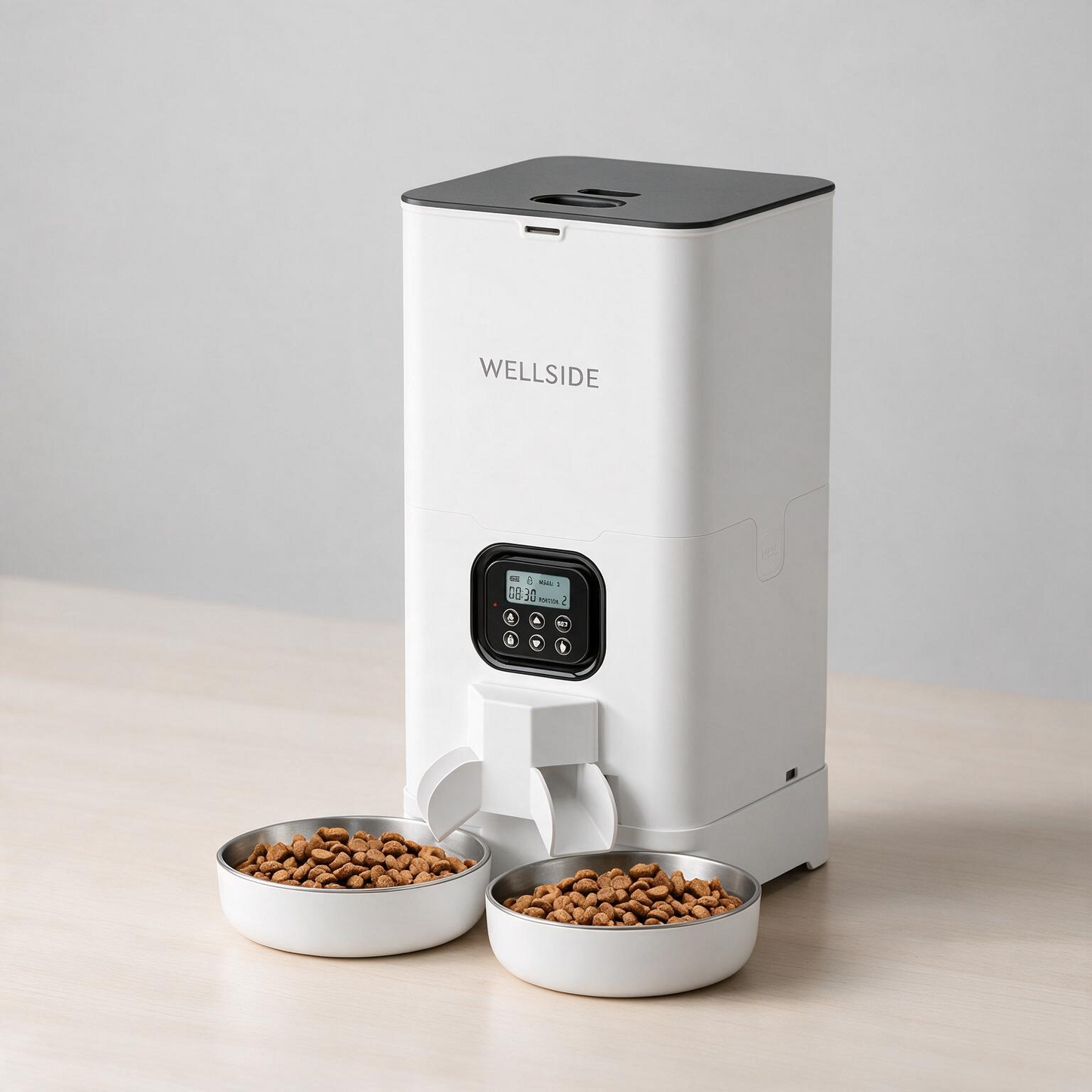 Household Pet Intelligent Automatic Double Meal Feeder