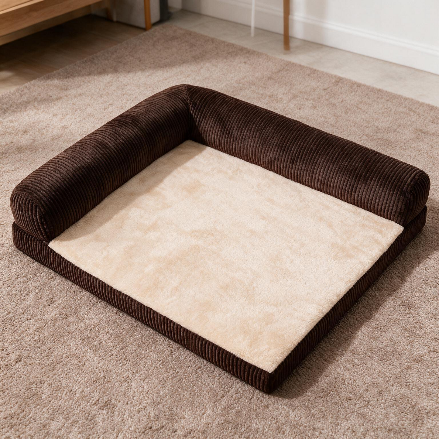 Canapé pour chien – Pour petits, moyens et grands chiens – Lit pour animaux, canapé-lit pour chien, canapé pour chien, lit moelleux, coussin confortable, lit antidérapant pour animaux de compagnie